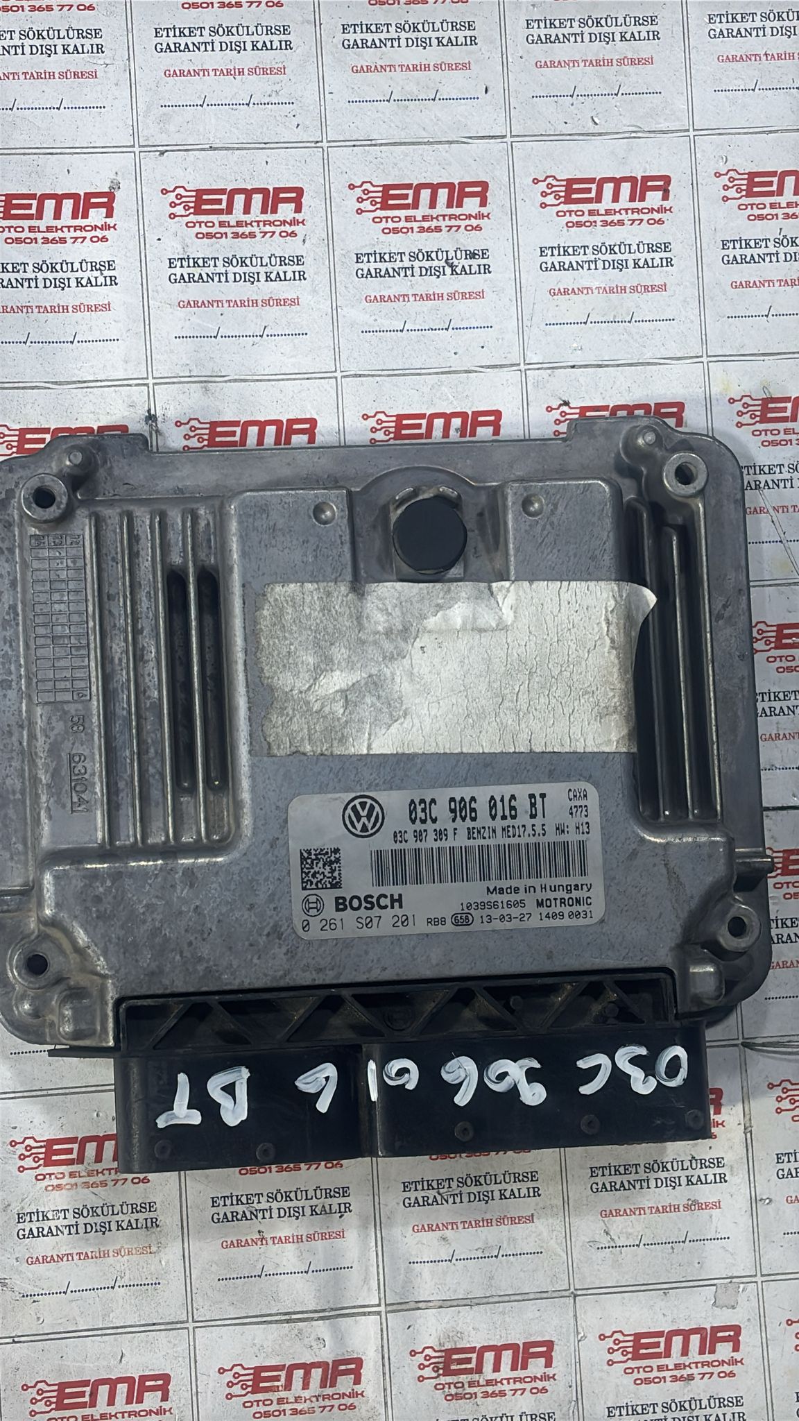 VOLKSWAGEN GOLF PASSAT JETTA 1.4 TSİ MOTOR BEYNİ 0 261 S07 201